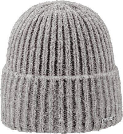 Strickmütze aus Viskosemix - 145-grau - Grau