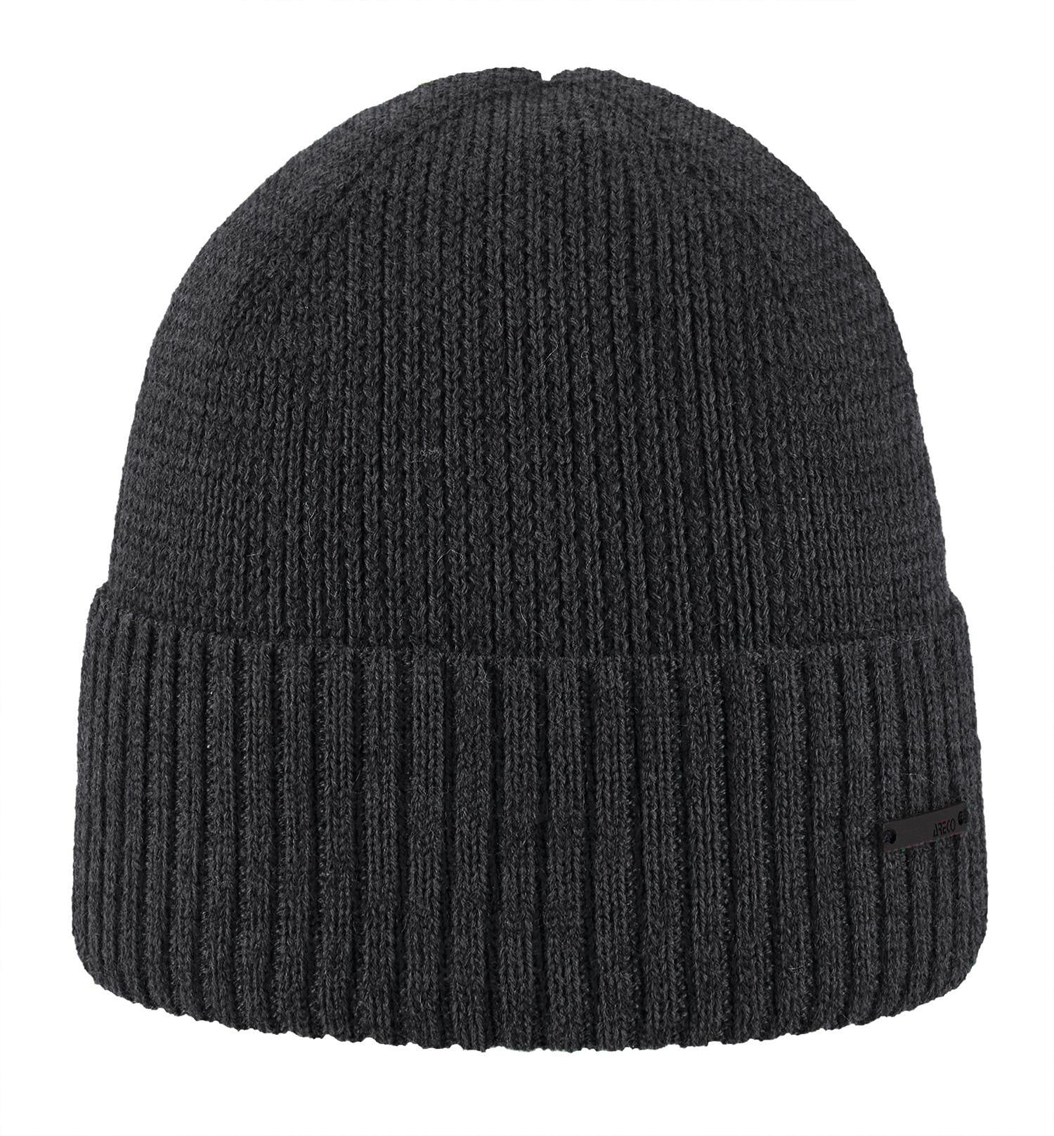 Beanie - 120-anthra - Grau