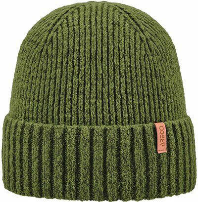 Strickmütze aus Merinowollmix - 300-grün - Grün