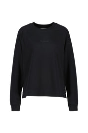 Sweatshirt aus Baumwolle - 990-black - Schwarz