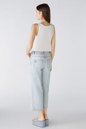 7/8 Jeans Wide Leg - 5300 - Blau