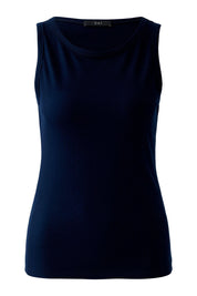 Geripptes Top - 5742-darkblue - Blau