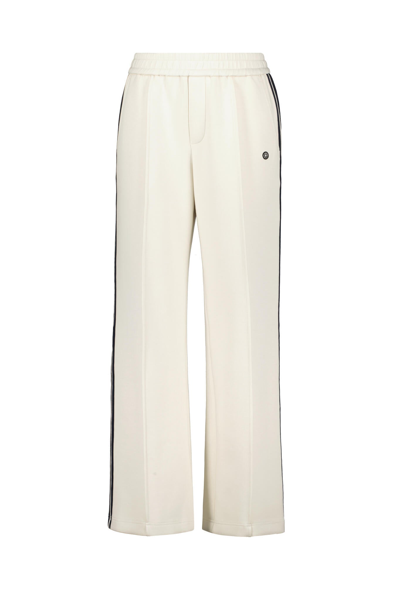 Joggpants Wide Leg - 1042-eggnog - Weiß