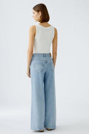 Jeans Wide Leg - 5300-blue denim - Blau