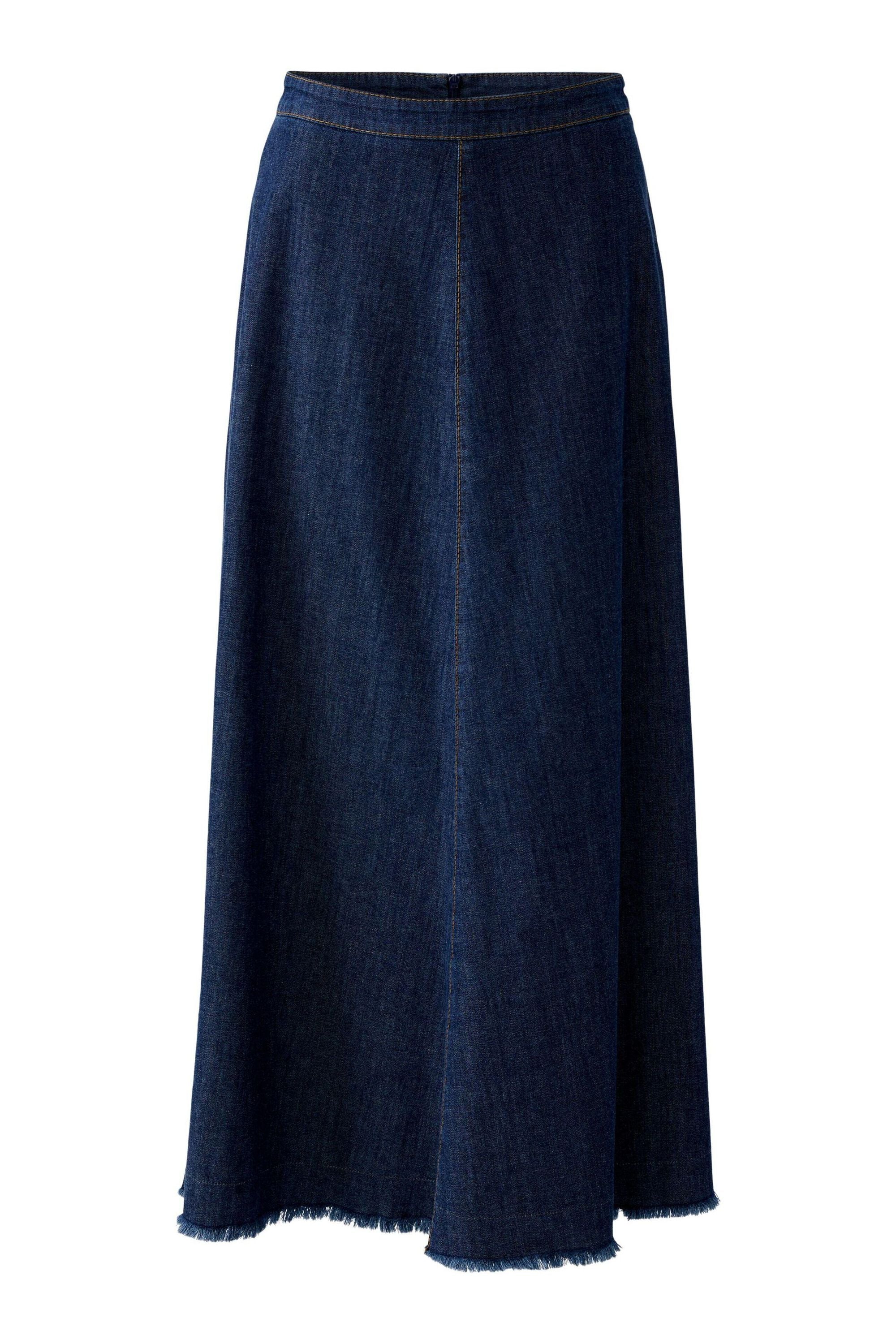 Jeansrock Maxi - 5900-raw denim - Blau