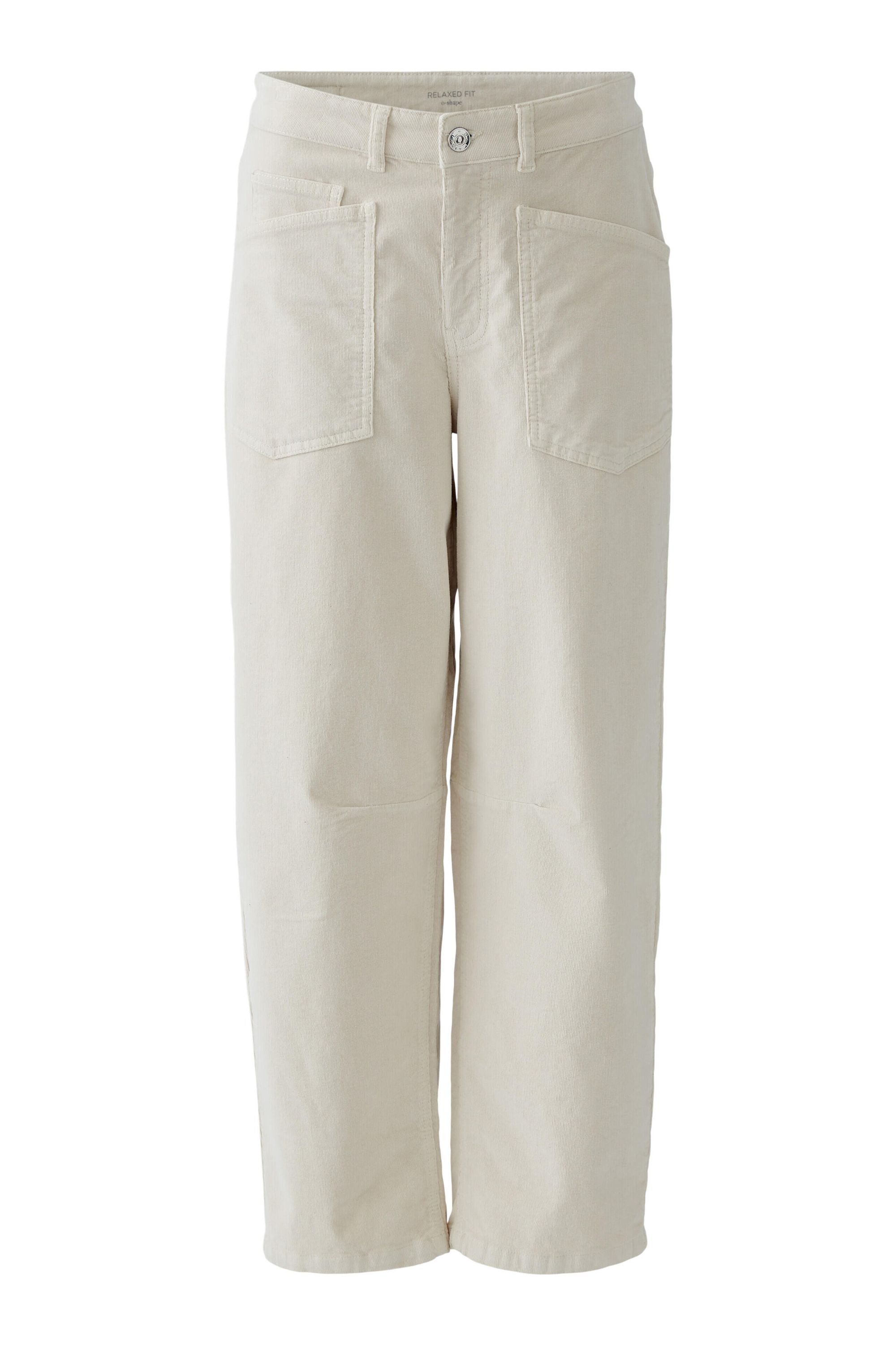 Cordhose Barrel Fit - 1136-offwhite - Creme