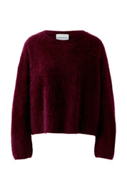 Kachmir Pullover - 3912-bramble berry - Rot