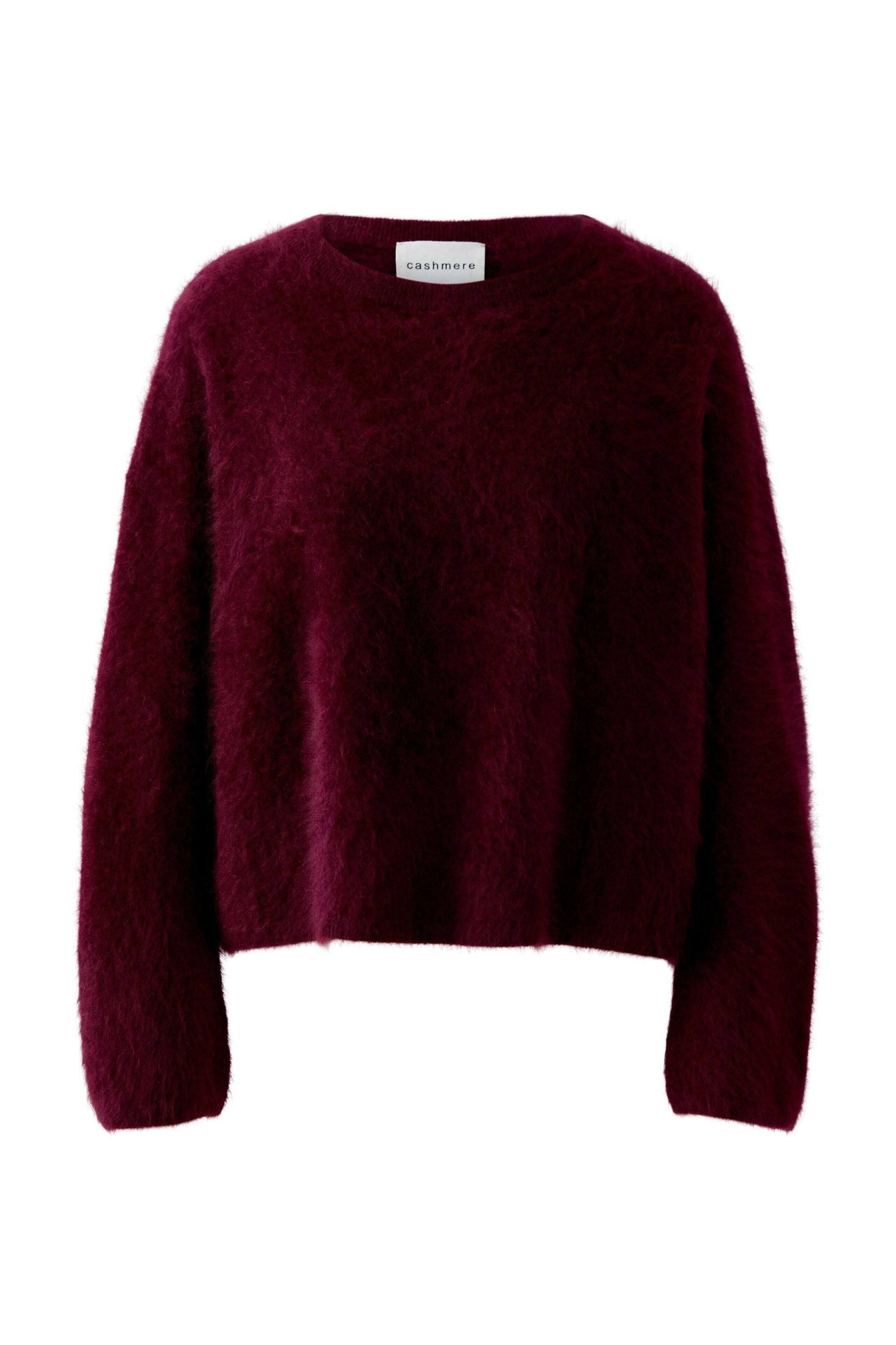 Kachmir Pullover - 3912-bramble berry - Rot