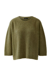 Pullover - 6736-burnt olive - Khaki