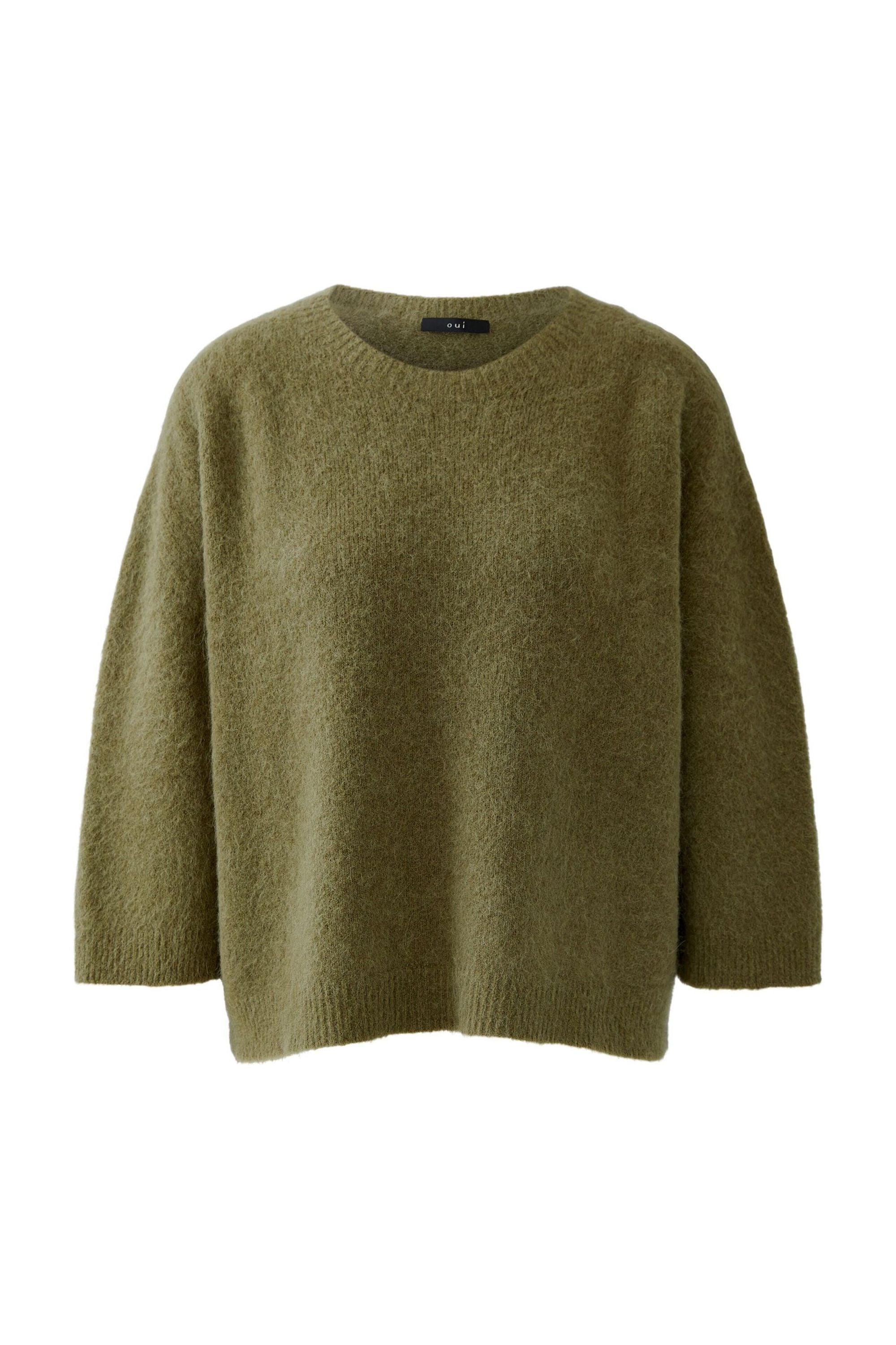 Pullover - 6736-burnt olive - Khaki