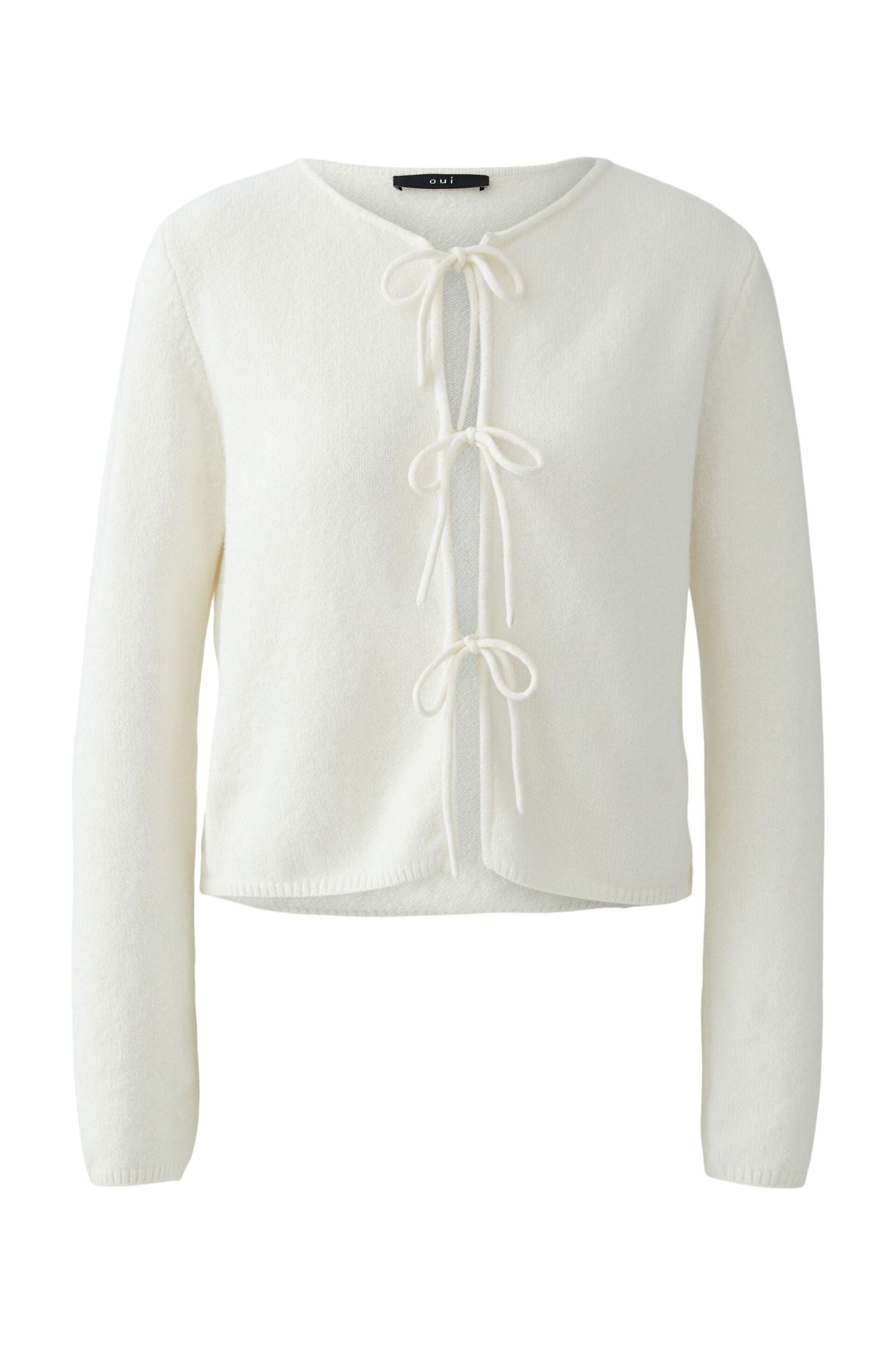 Strickjacke - 1018-gardenia - Creme