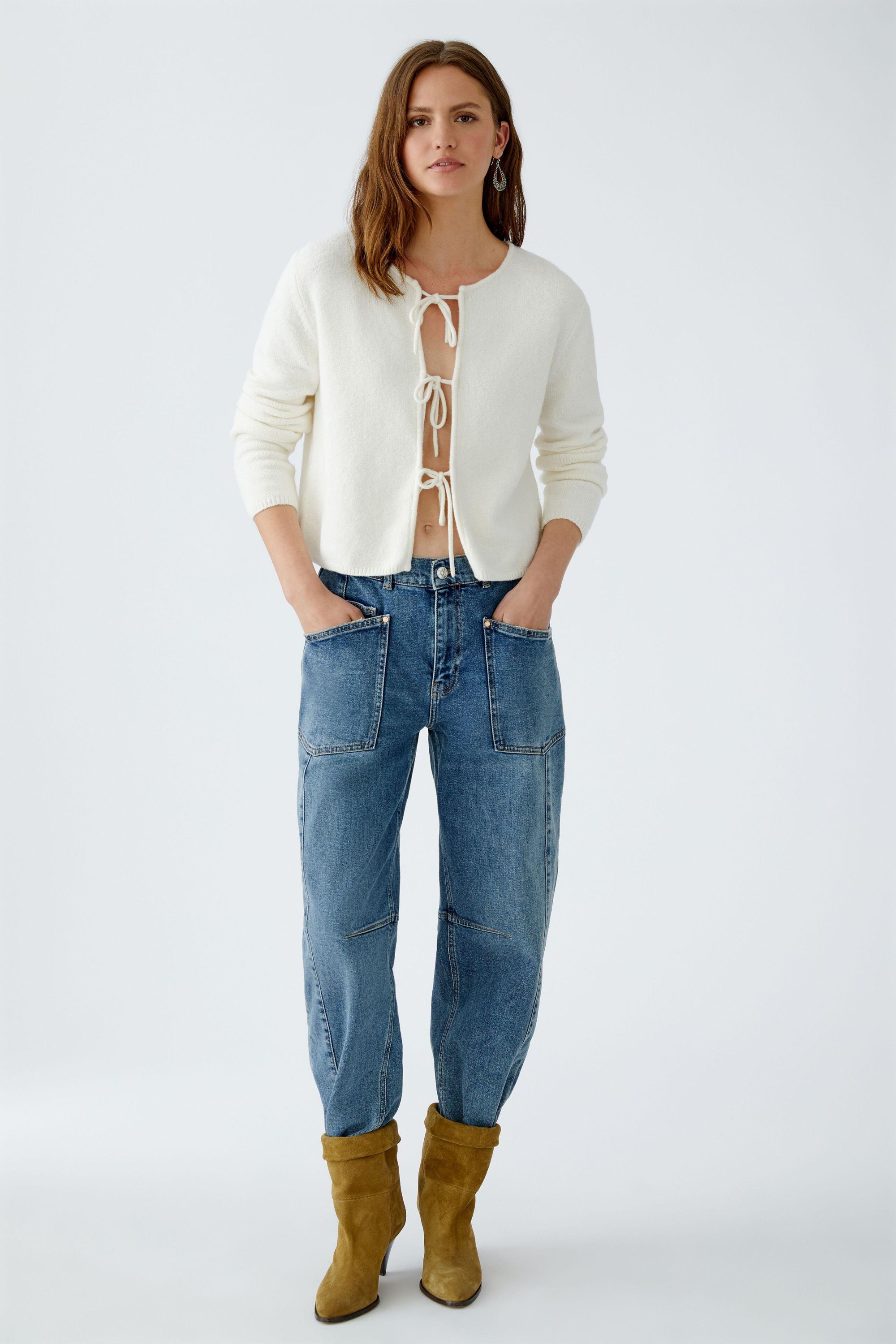 Strickjacke - 1018-gardenia - Creme