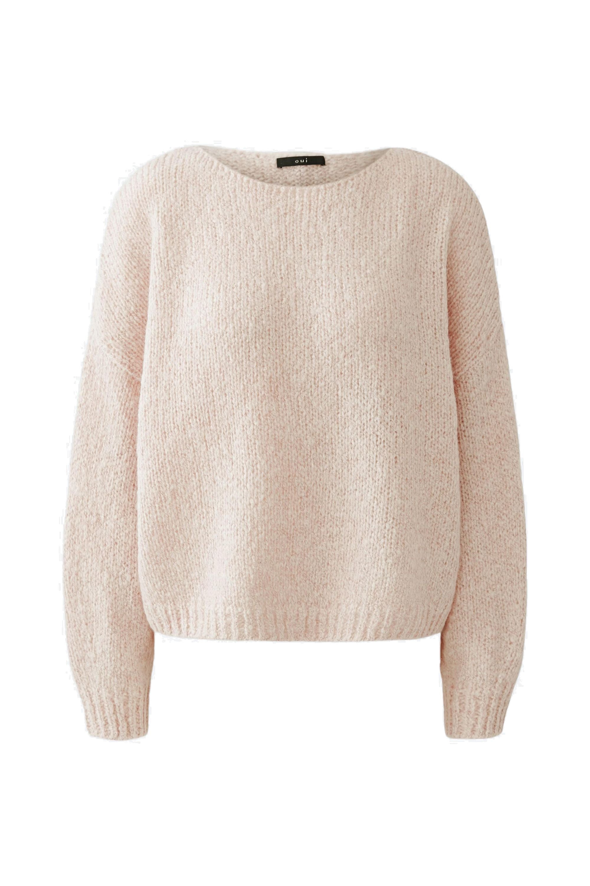 Strickpullover aus Wollmix - 3034-sepia rose - Rosa
