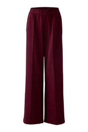 Schlupfhose Wide Leg - 0391-dark red white - Rot
