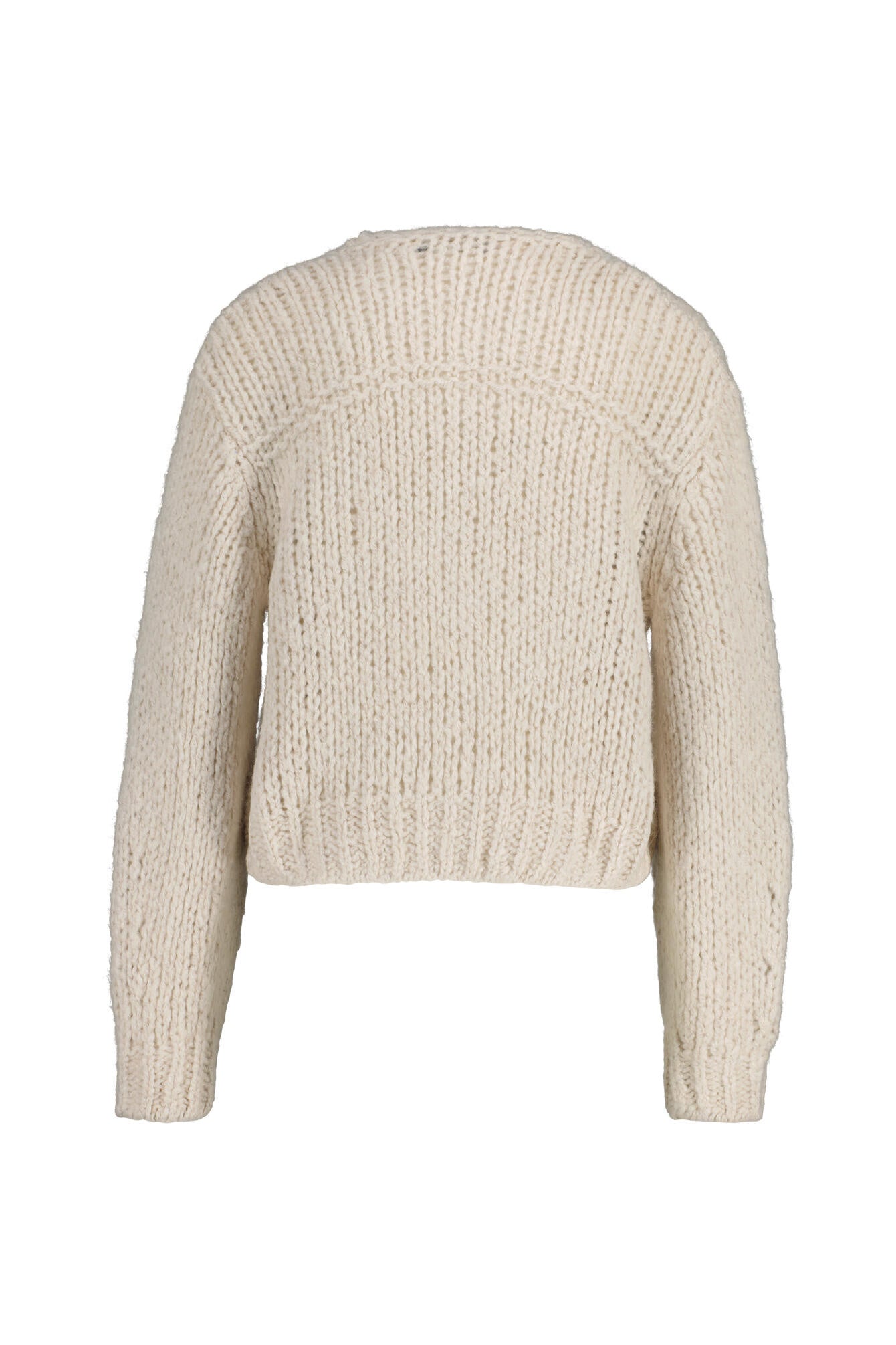 Strickjacke aus Wollmix - 7065-light beige mel - Beige