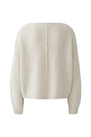 Strickpullover aus Wollmix - 7065-light beige mel - Beige