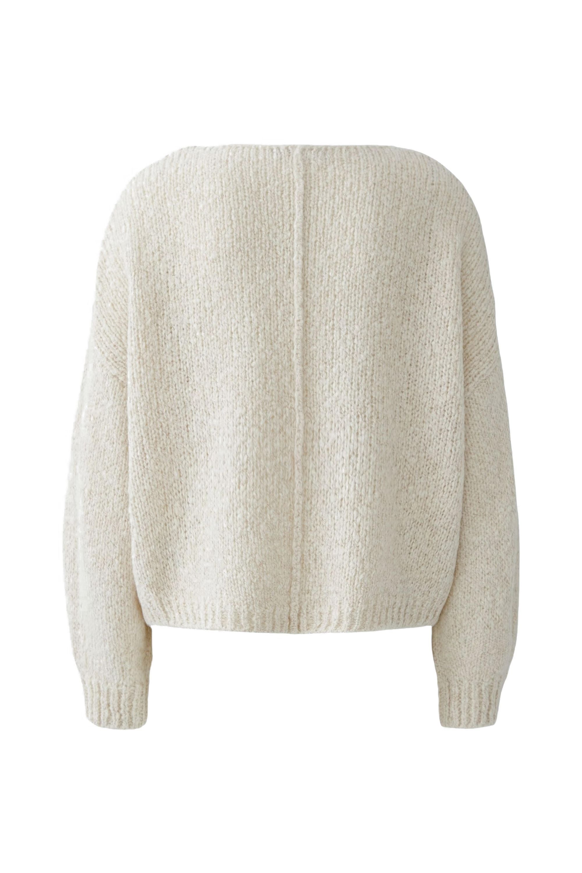 Strickpullover aus Wollmix - 7065-light beige mel - Beige
