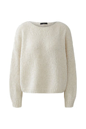 Strickpullover aus Wollmix - 7065-light beige mel - Beige