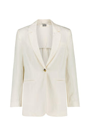 Blazer aus Lyocellmix - 1042-eggnog - Creme