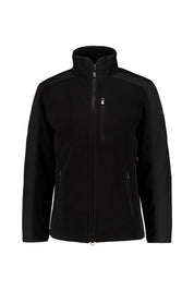 Übergangsjacke aus Fleece - Black/Black - Schwarz