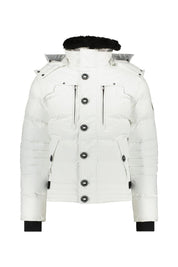 Winterjacke Starstream mit Kapuze - Cocos - Weiß