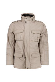 Feldjacke aus Baumwolle - Stonesand - Beige