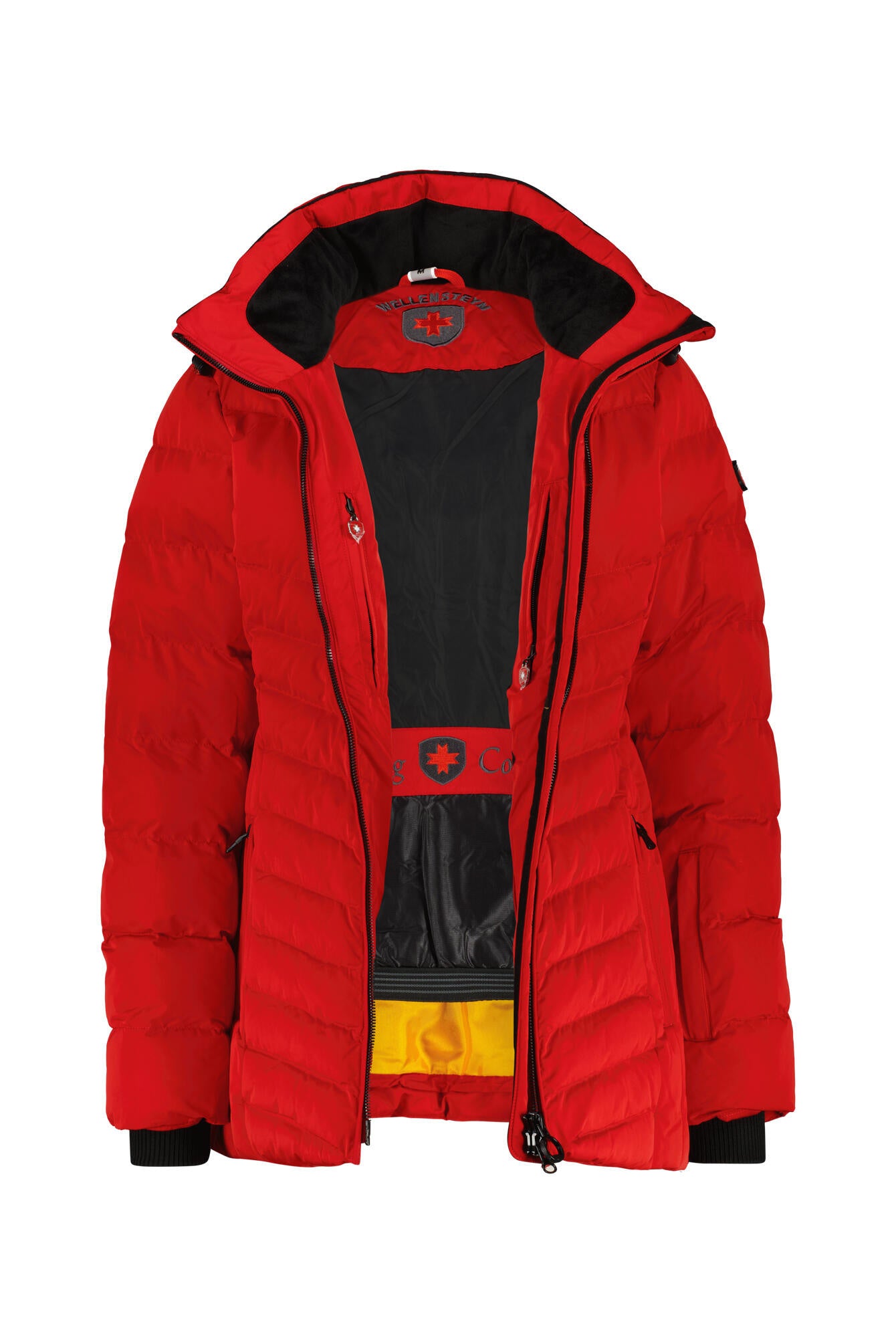 Anorak Jacke Anorak Rot Damen Parka Wellensteyn Winterzauber Rot