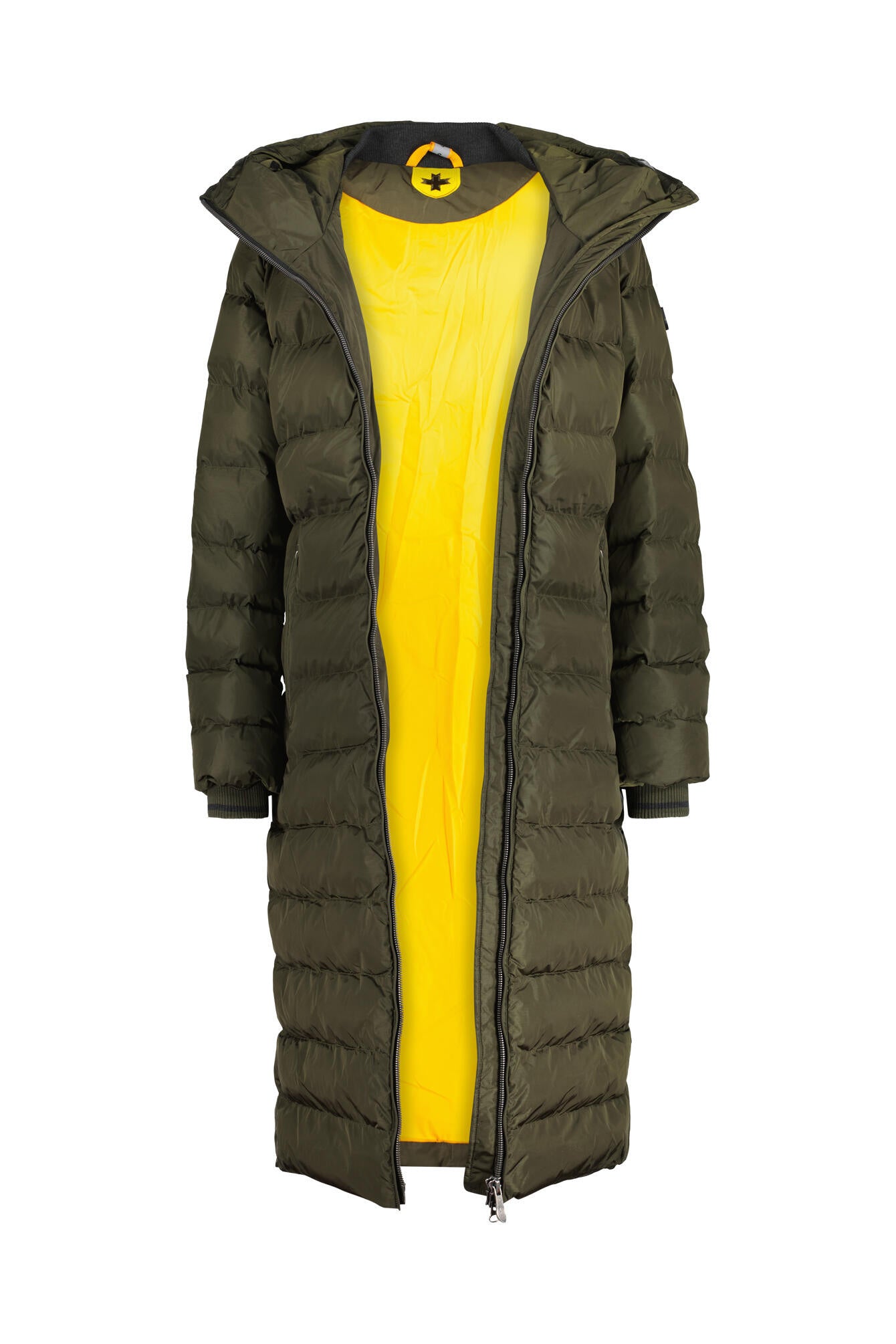 Wintermantel CORDOBA LONG - Darkarmymelange - Khaki