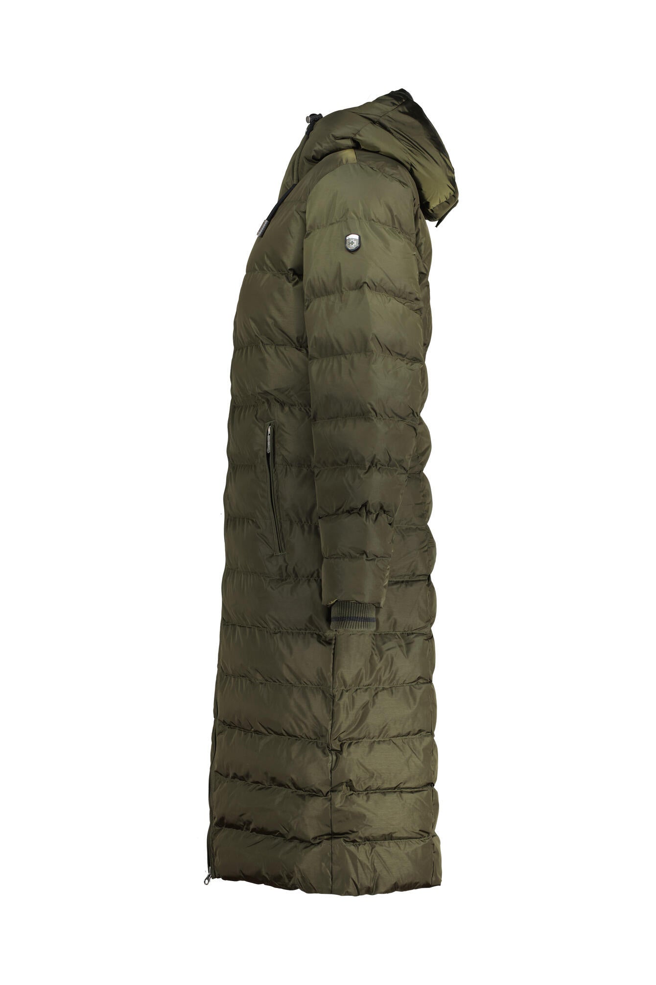 Wintermantel CORDOBA LONG - Darkarmymelange - Khaki