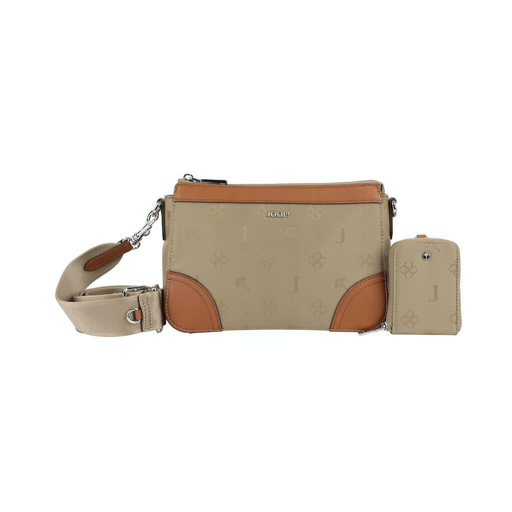 Schultertasche Decoro Tessuto Jasmina - 753-greige - Beige