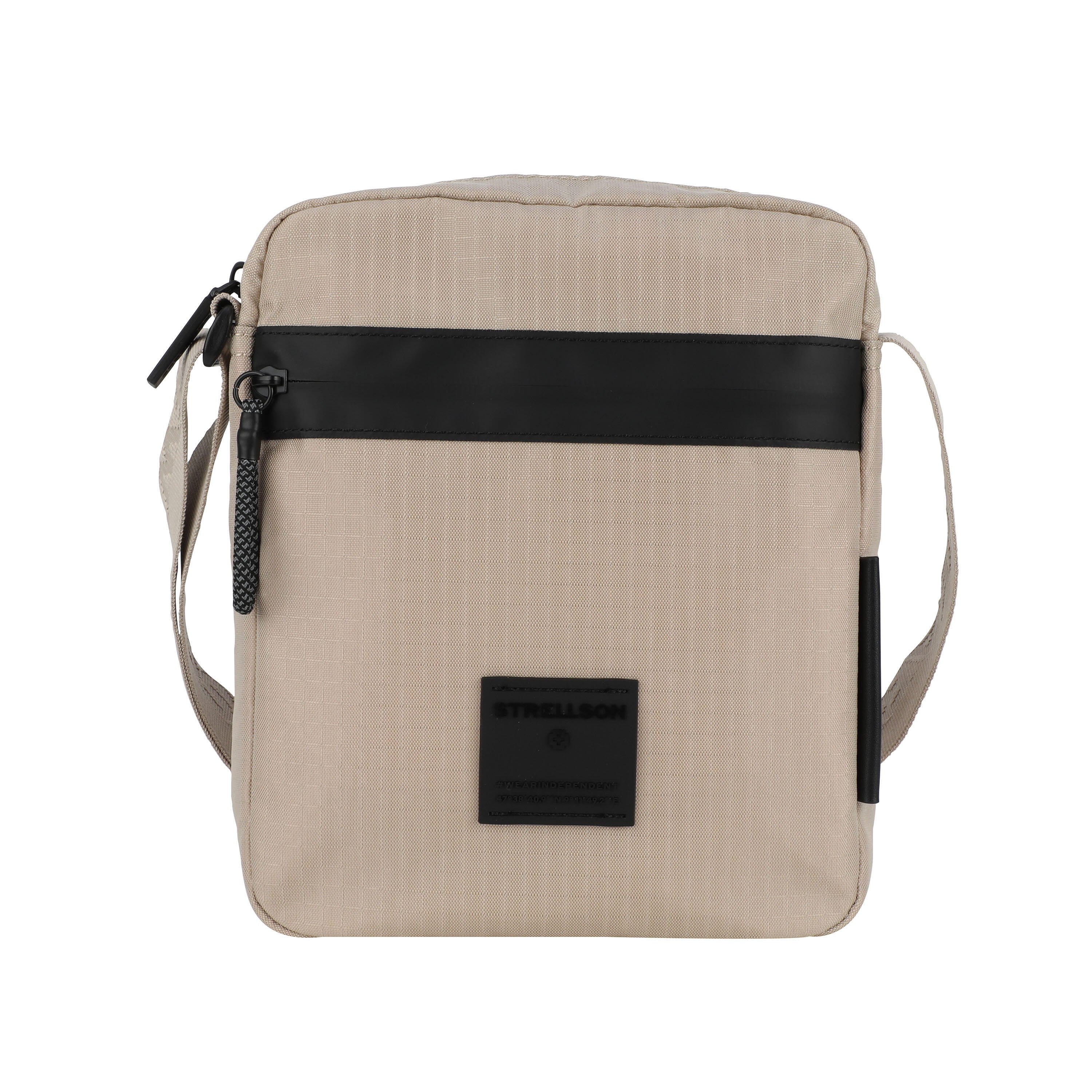 Schultertasche - 750-beige - Beige | Schwarz