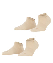 2er-Pack Sneaker Socken - 4024 Sandstone - Beige