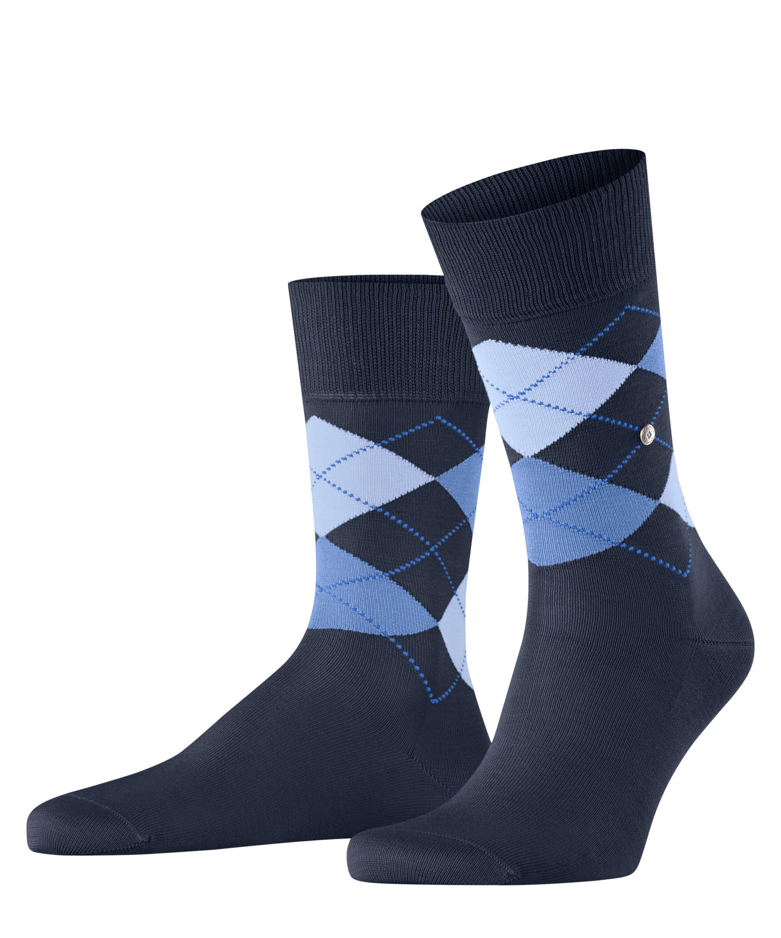 Strümpfe aus Bio-Baumwollmix - 6120 marine - Blau