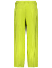 Weite Hose mit feinem Schimmer Carlotta - 05600 LEMON GREEN - Gelb