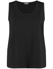 Top aus Modalmix - 01100 BLACK - Schwarz