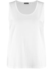 Top aus Modalmix - 09600 WHITE - Weiß
