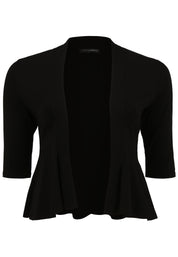 Cardigan aus Viskose - 99-Schwarz - Schwarz