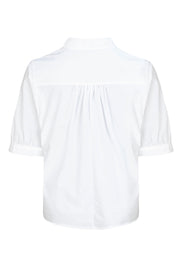 Bluse aus Baumwolle - WHITE - Weiß