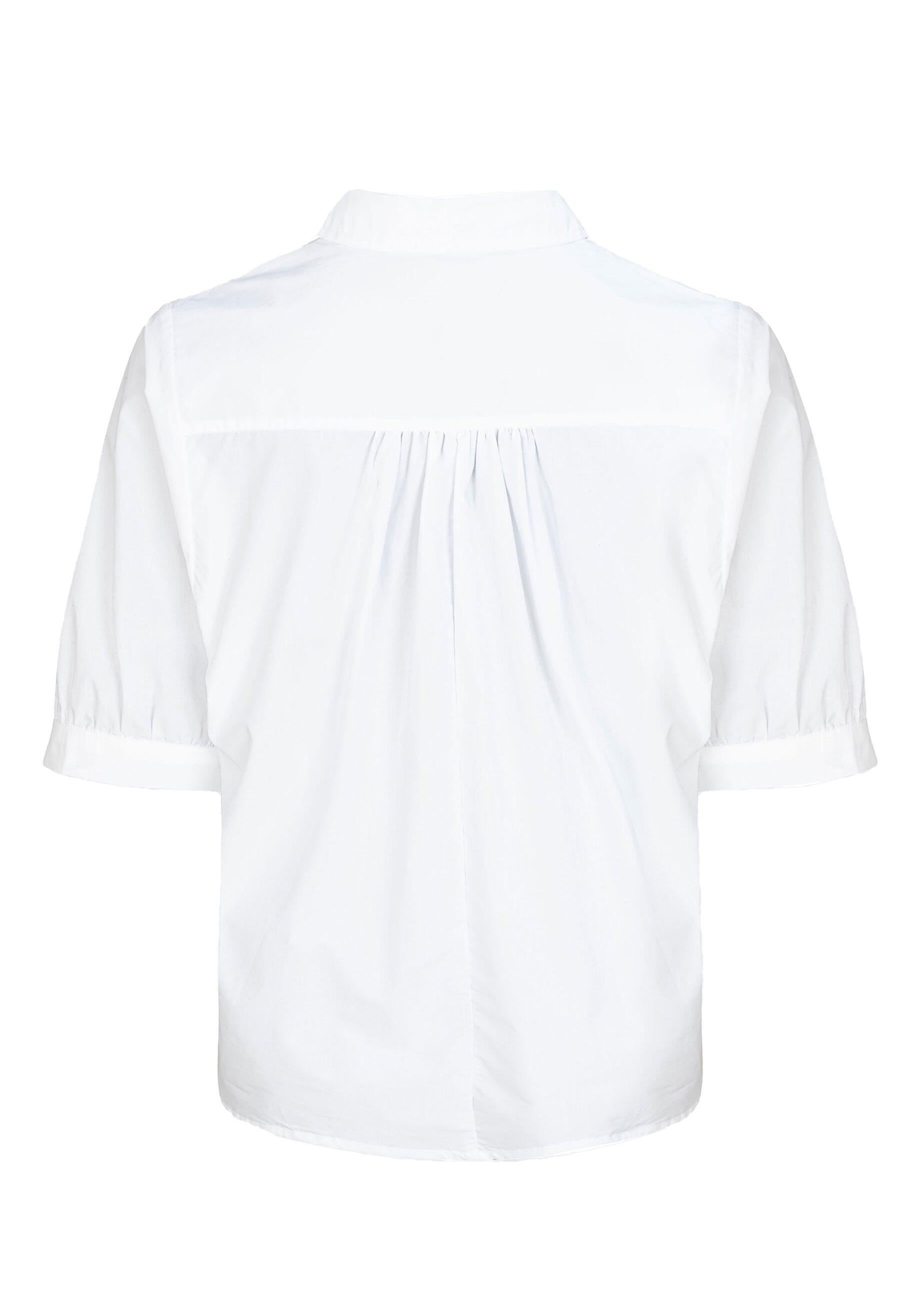 Bluse aus Baumwolle - WHITE - Weiß