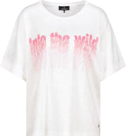 T-Shirt - 102 off-white - Weiß | Pink | Rosa