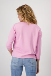 Sweatshirt mit Print - 429 bubblegum - Pink