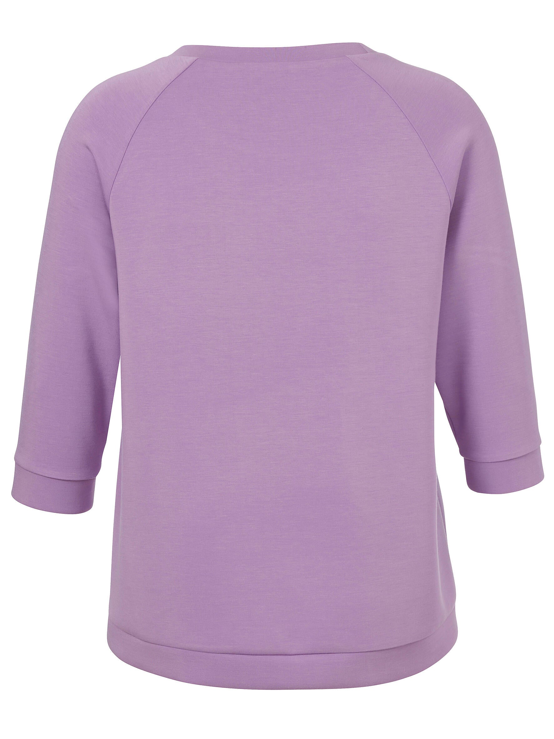 Sweatshirt mit 3/4 Arm - 260 - Violett