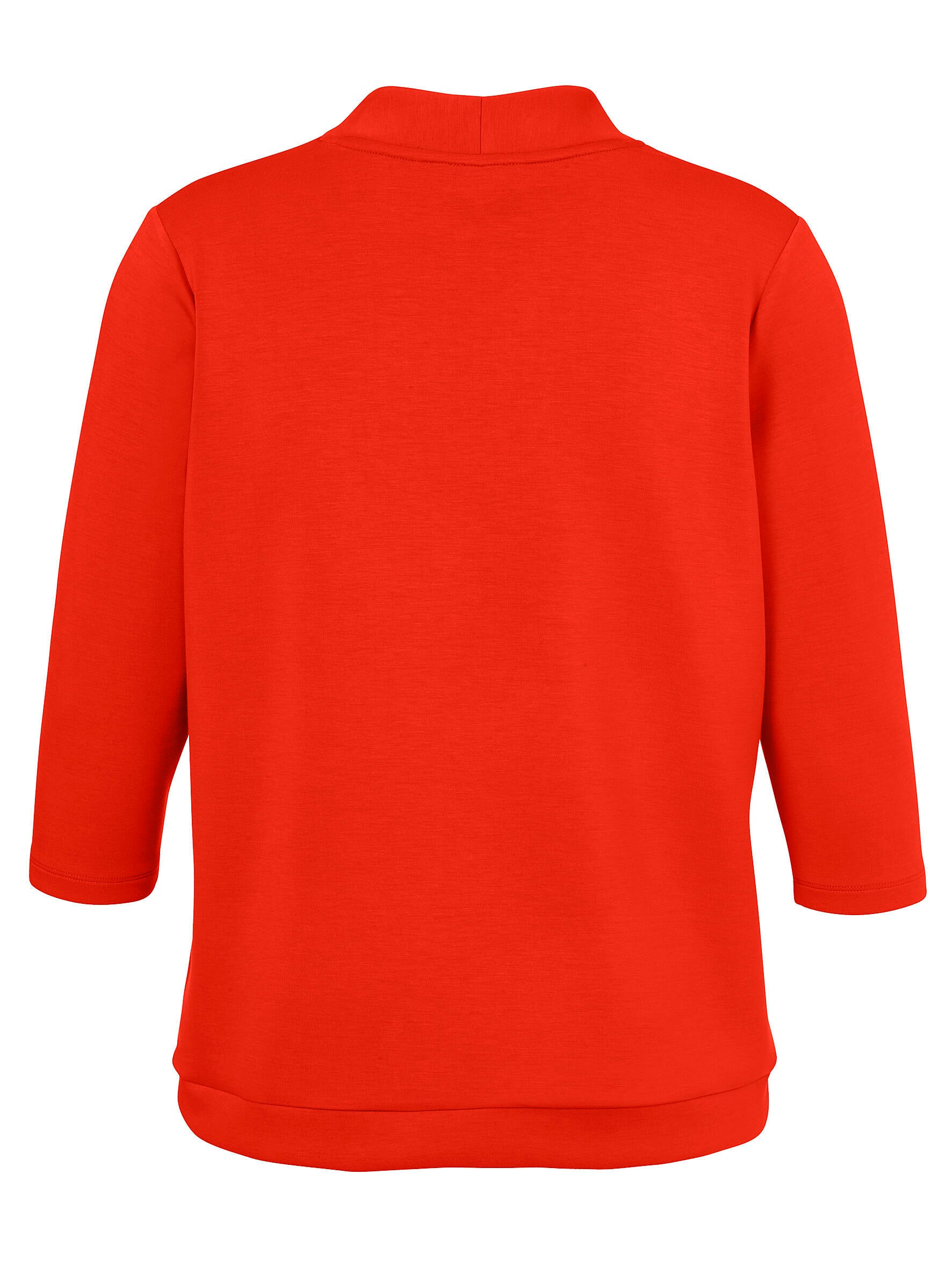 Sweatshirt aus Viskosemix - 360 - Rot