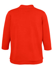 Sweatshirt aus Viskosemix - 360 - Rot