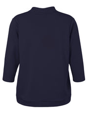 Sweatshirt aus Viskosemix - 800 - Blau