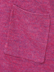 Cardigan mit Schalkragen - 631 - Pink