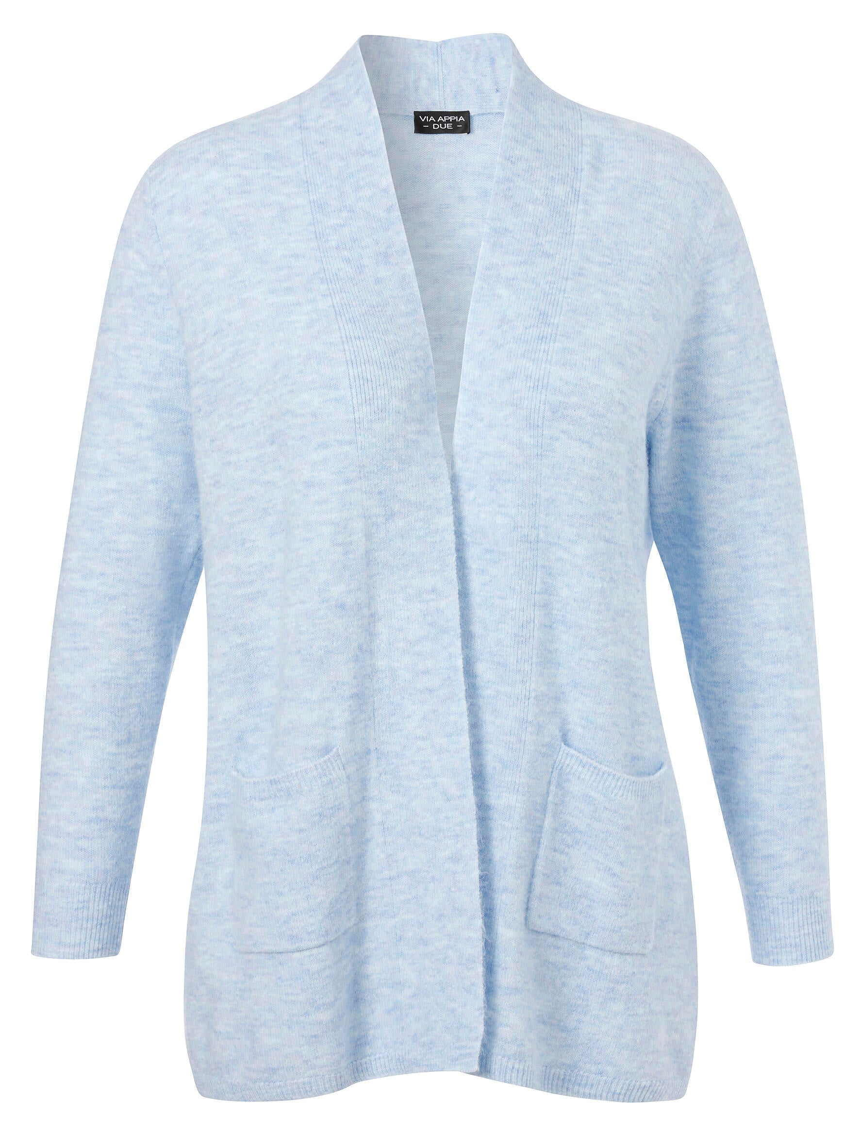 Cardigan mit Schalkragen - 871 - Blau