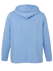 Sweatshirtjacke aus Viskosemix - 870 - Blau