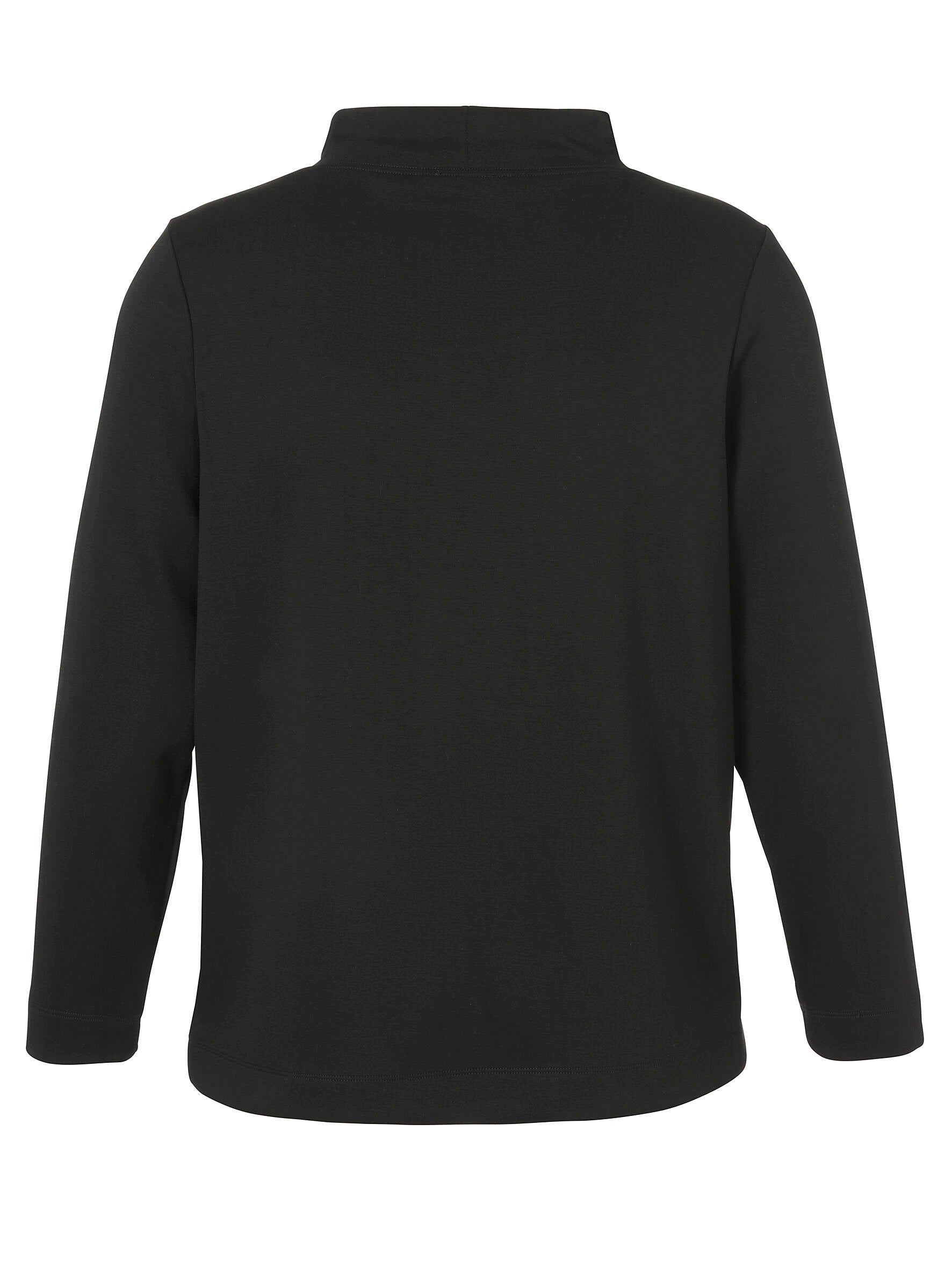 Sweatshirt aus Viskosemix - 100 - Schwarz