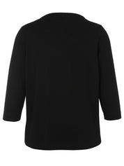 Sweatshirt aus Jersey - 100 - Schwarz